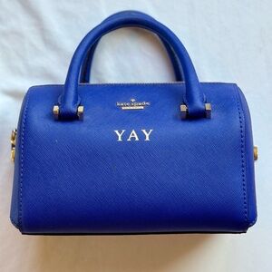 Kate Spade “YAY” Leather Satchel